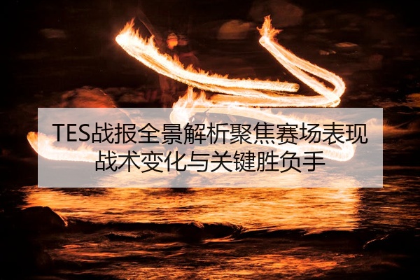 TES战报全景解析聚焦赛场表现战术变化与关键胜负手